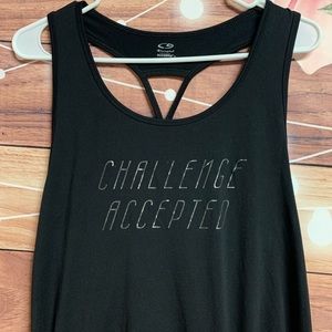 Champions black duodry racer back